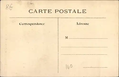 Postkarte Paris XIV., Kirche von Plaisance