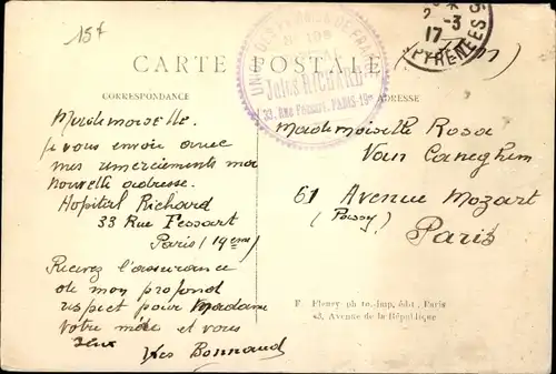 Ak Paris XI., Faubourg du Temple