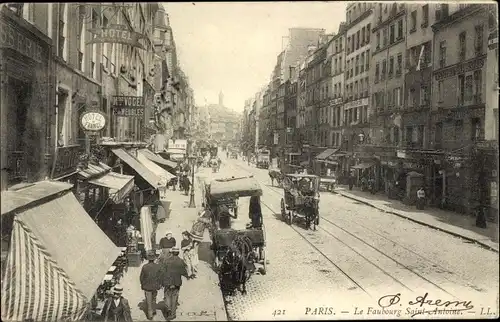 Ak Paris XI., Faubourg Saint-Antoine