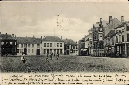 Ak Izegem Iseghem Westflandern, Grooteplaats