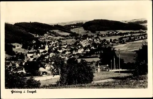 Ak Geising Altenberg im Erzgebirge, Totalansicht