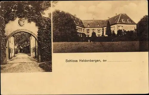 Ak Heldenbergen Nidderau in Hessen, Schloss