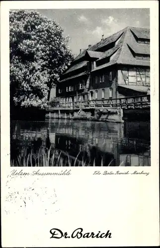 Ak Aussenmühle Uelzen in Niedersachsen, Blick auf die Mühle