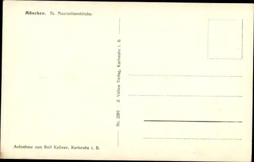 Ak München, St. Maximilianskirche