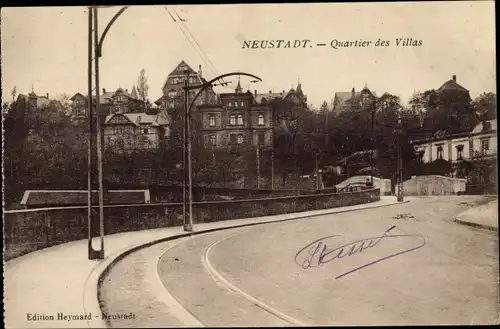 Ak Neustadt an der Weinstraße, Villenviertel