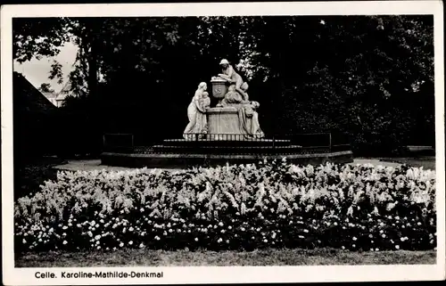 Ak Celle in Niedersachsen, Karoline-Mathilde-Denkmal