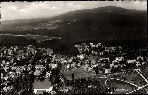 Ak Braunlage im Oberharz, Luftbild