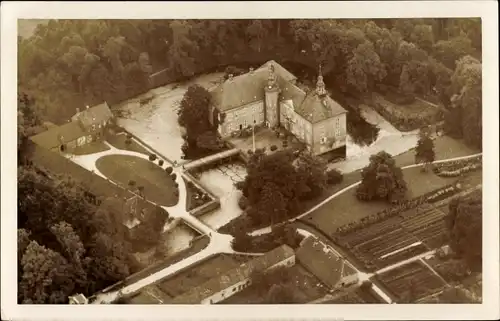 Ak Gödens Sande in Friesland, Schloss Gödens, Luftbild