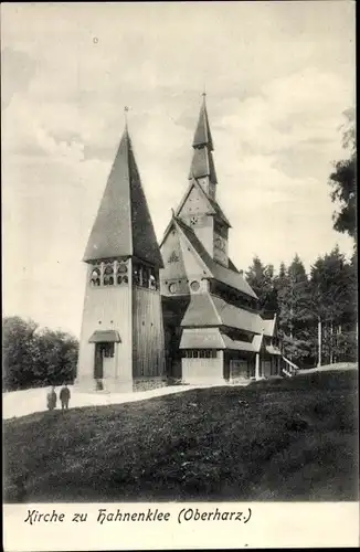 Ak Hahnenklee Bockswiese Goslar im Harz, Kirche