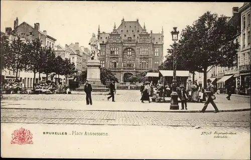 Ak Bruxelles Brüssel, Place Anneessens