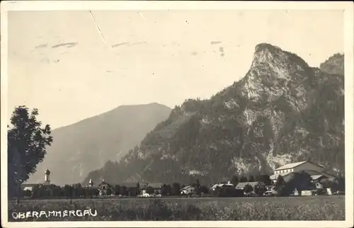 Ak Oberammergau in Oberbayern, Panorama