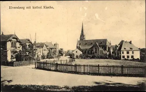 Ak Spiesen Elversberg Saarland, katholische Kirche