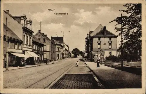 Ak Wald im Rheinland Solingen, Kaiserstraße