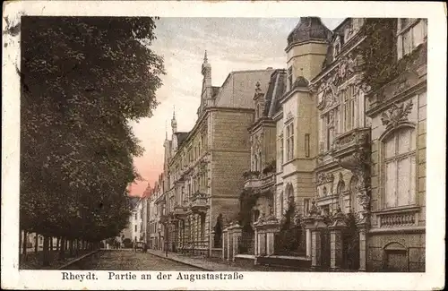 Ak Rheydt Mönchengladbach am Niederrhein, Augustastraße