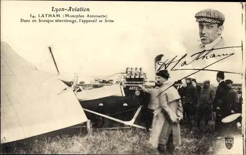 Ak Lyon Aviation, Latham, Antoinette Monoplane