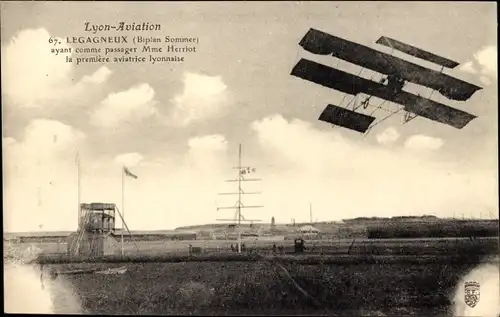 Ak Lyon Aviation, Legagneux, Sommer-Doppeldecker