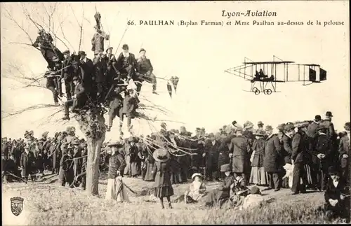 Ak Lyon Aviation, Paulhan, Farman Doppeldecker