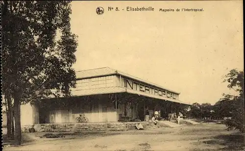 Ak Lubumbashi Elisabethville RD Kongo Zaire, Intertropical Stores