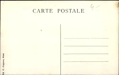 Ak Aalst Alost Ostflandern, Post