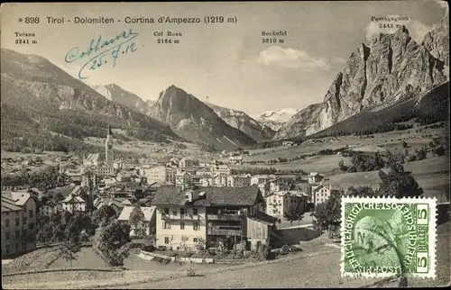 Ak Cortina d'Ampezzo Veneto, Cinque Torri, Dolomiti di Ampezzo, Pomagagnon, Seekofel