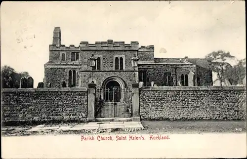 Ak Auckland Neuseeland, Pfarrkirche, Saint Helen's