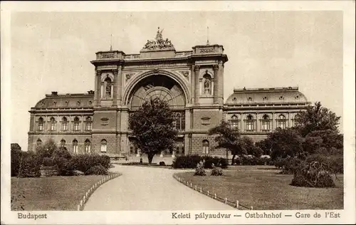 Ak Budapest Ungarn, Ostbahnhof