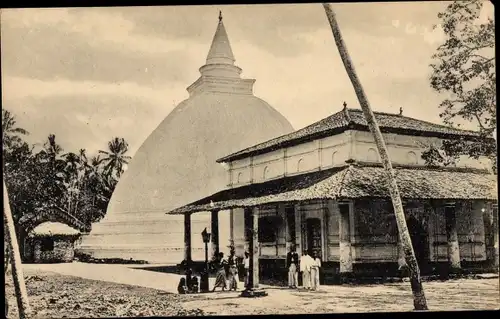 Ak Colombo Ceylon Sri Lanka, Kelaniya-Buddhist-Tempel