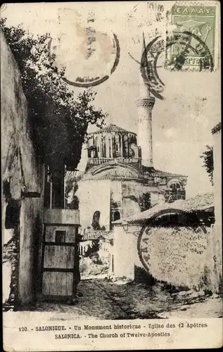 Ak Thessaloniki Saloniki Griechenland, Kirche der 12 Apostel