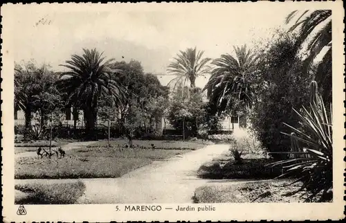 Ak Marengo Algerien, Öffentlicher Garten