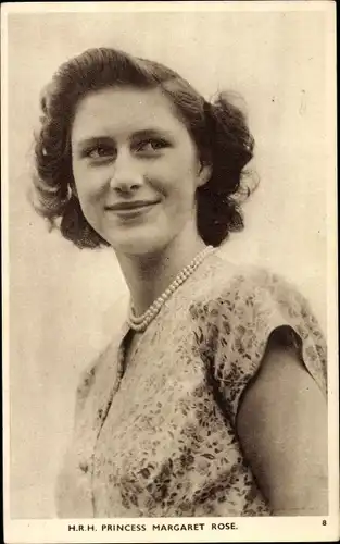 AK Prinzessin Margaret Rose, Gräfin von Snowdon, Porträt
