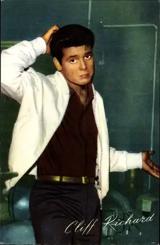 Ak Sänger Cliff Richard, Portrait