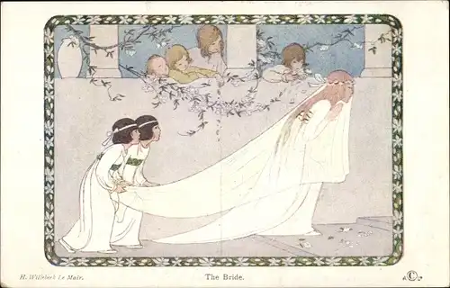 Künstler Ak Willebeek Le Mair, Little People, The Bride