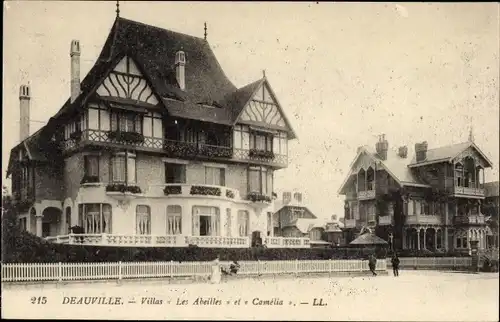 Ak Deauville Calvados, Villas Les Abeilles et Camelia