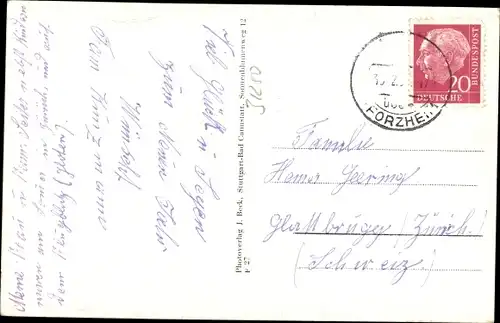 Ak Königsbach Stein Baden Württemberg, Fachwerkhäuser, Panorama vom Ort, Straßenpartie