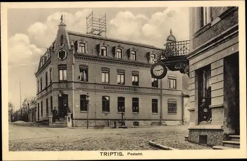 Ak Triptis in Thüringen, Postamt