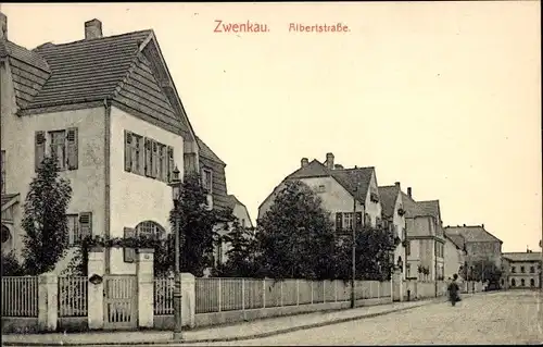 Ak Zwenkau in Sachsen, Albertstraße