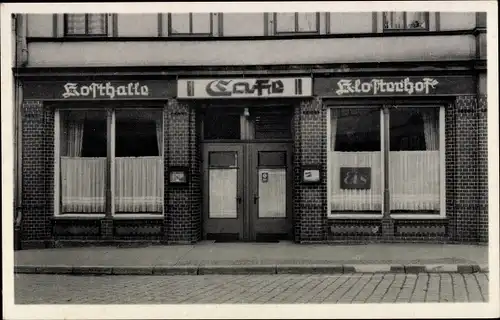 Ak Mühlhausen in Thüringen, Café Klosterhof, Brückenstraße 29