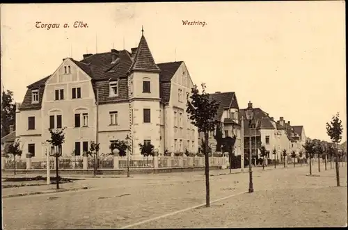 Ak Torgau an der Elbe, Westring