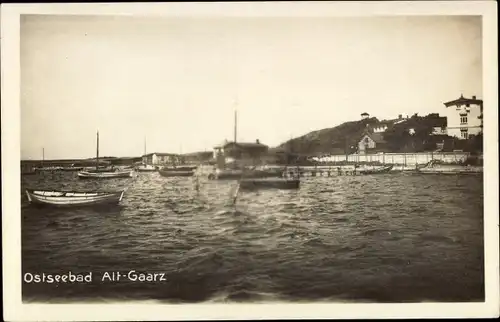 Foto Ak Ostseebad Alt Gaarz Rerik, Boote auf dem Haff, Schmiedeberg