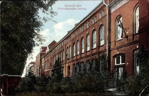 Ak Strelitz Alt Neustrelitz in Mecklenburg, Polytechnisches Institut