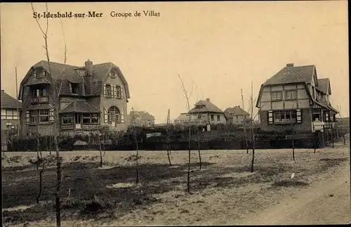 Ak Saint Idesbald Koksijde Coxyde Bains Westflandern, Villen