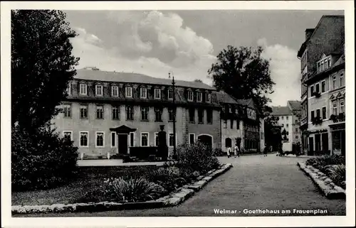 Ak Weimar in Thüringen, Goethehaus am Frauenplan