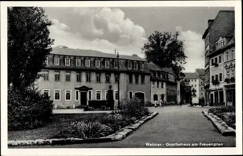 Ak Weimar in Thüringen, Goethehaus am Frauenplan