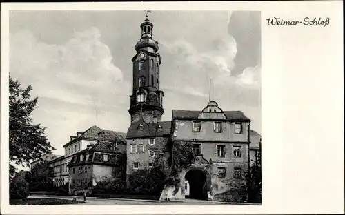 Ak Weimar in Thüringen, Schloss