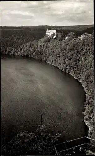 Ak Burgk Schleiz in Thüringen, Schloss Burgk, Heimat- und Schlossmuseum