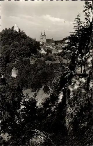 Ak Gößweinstein in Oberfranken, Teilansicht