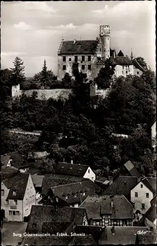 Ak Gößweinstein in Oberfranken, Burg Gößweinstein