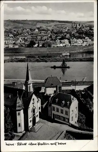 Ak Pallien Trier an der Mosel, Kirche, Stadtpanorama