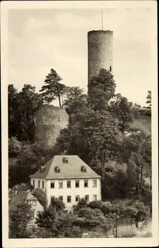 Ak Bad Lobenstein Thüringen, alter Turm