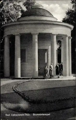 Ak Bad Liebenstein im Thüringer Wald, Brunnentempel